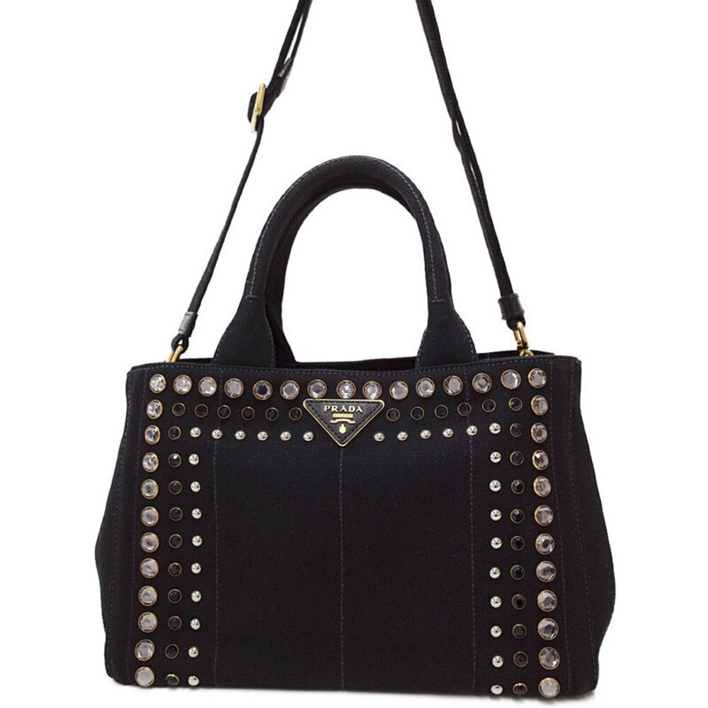 Prada Canapa Jewel 2way Tote Handbag - Picture 1 of 9